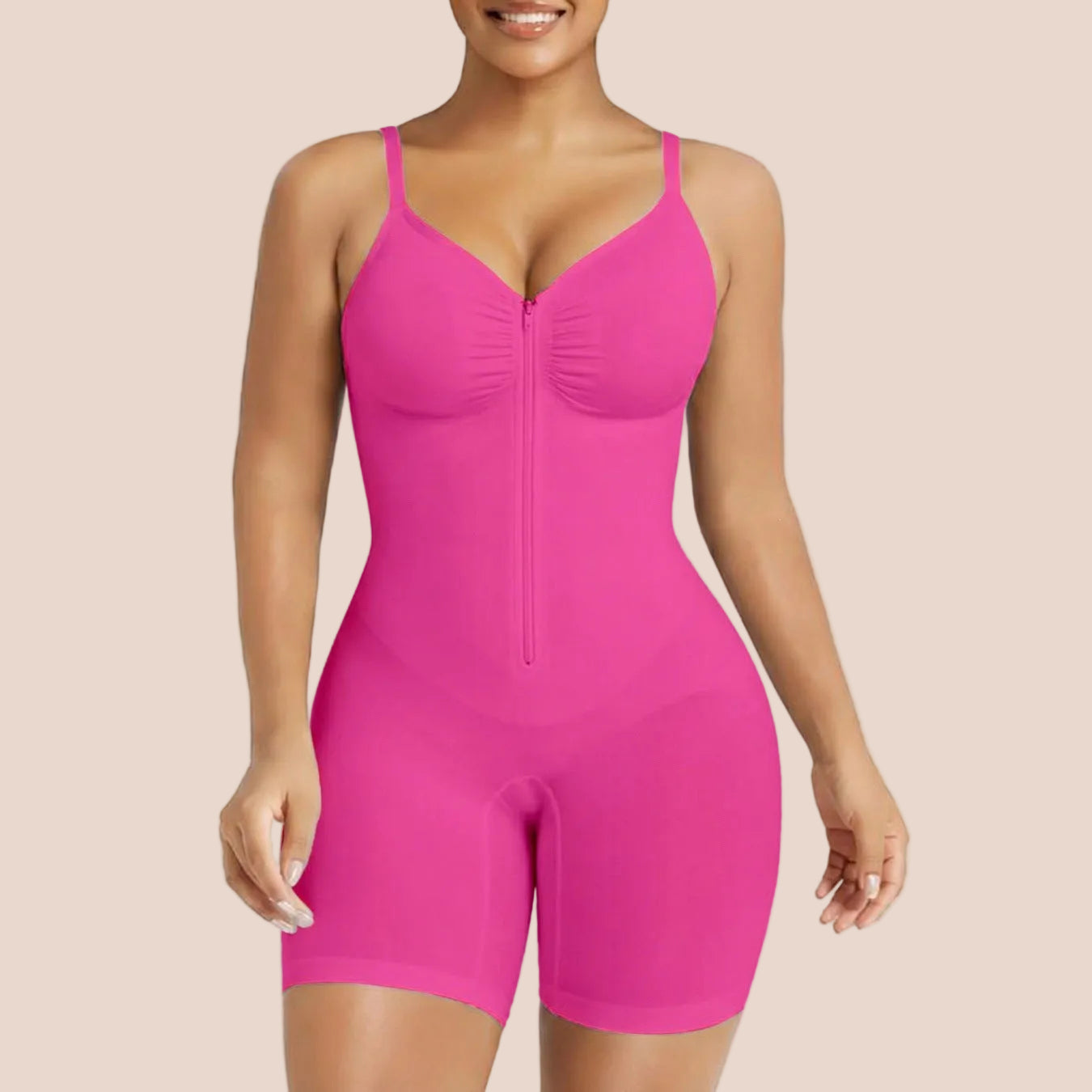 COANDMI Sculpt Zip Bodysuit