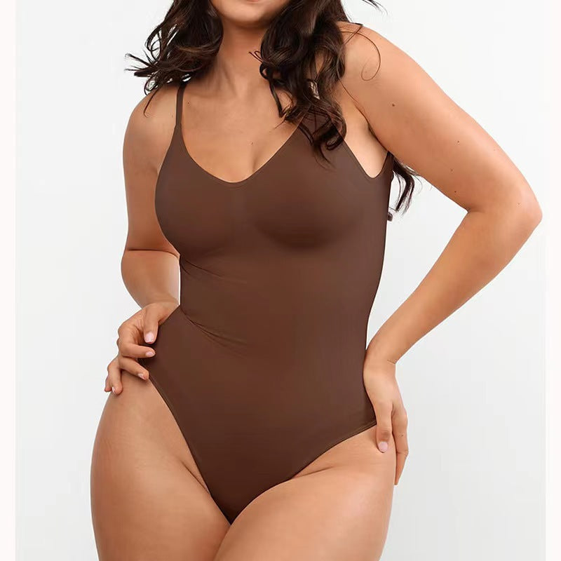 Abs-boosting large-size bandeau shaping bra