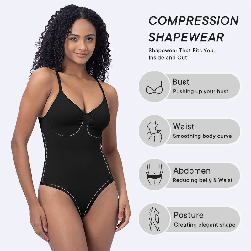 COANDMI Sculpt Strapless Bodysuit