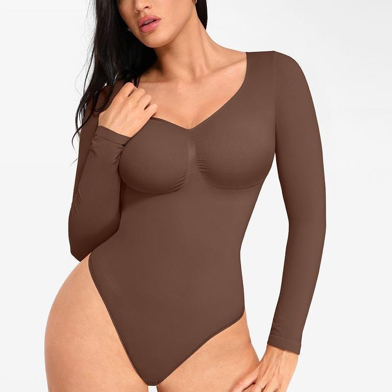 COANDMI Sculpt Long Sleeve Bodysuit
