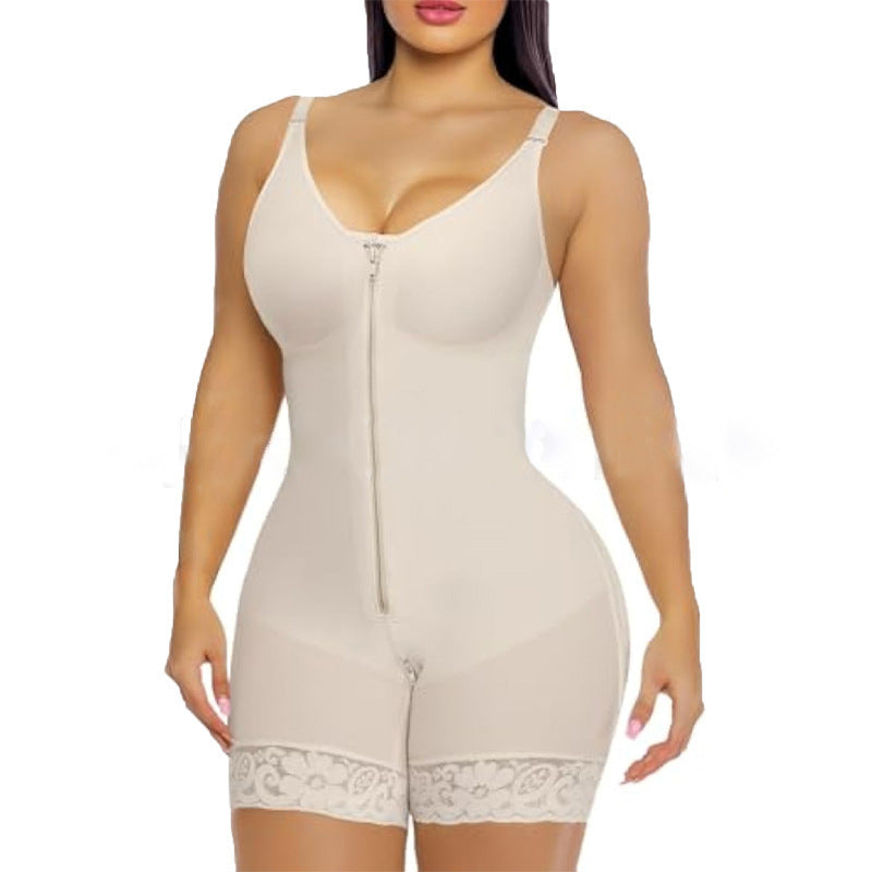 Adjustable Body Shaping One-Piece with Tummy Control