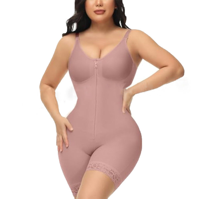 Adjustable Body Shaping One-Piece with Tummy Control