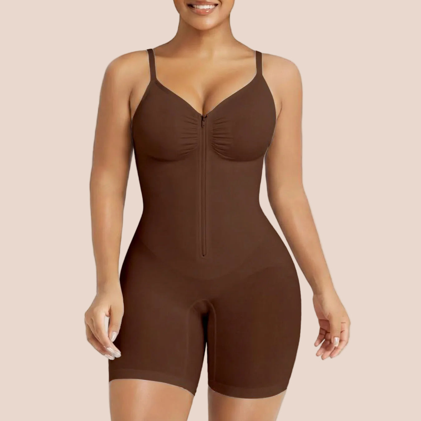 COANDMI Sculpt Zip Bodysuit