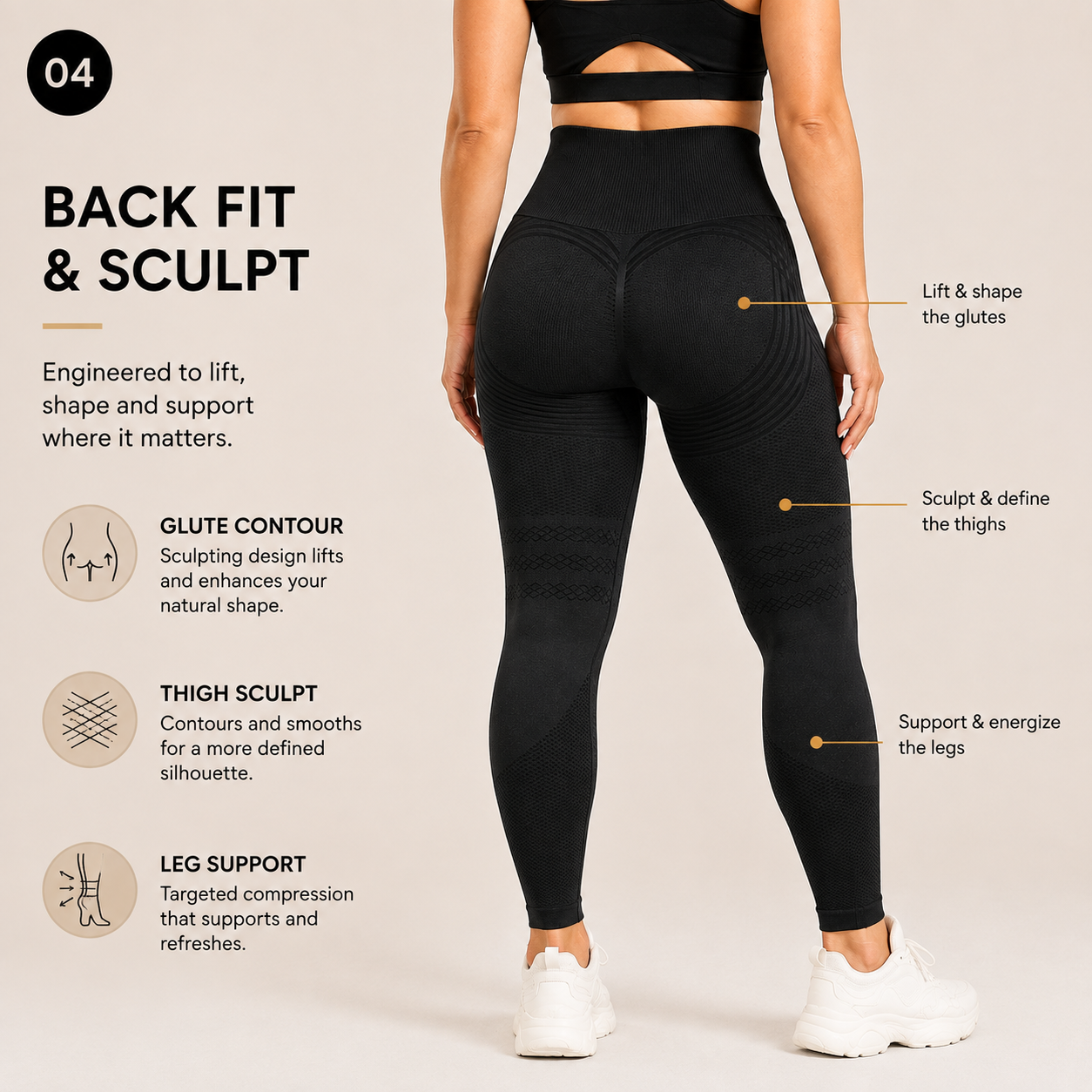 3D Sculpt Compression Leggings™