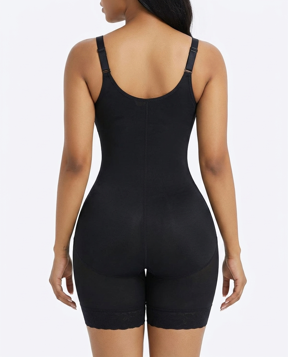 Adjustable Body Shaping One-Piece - Back View
