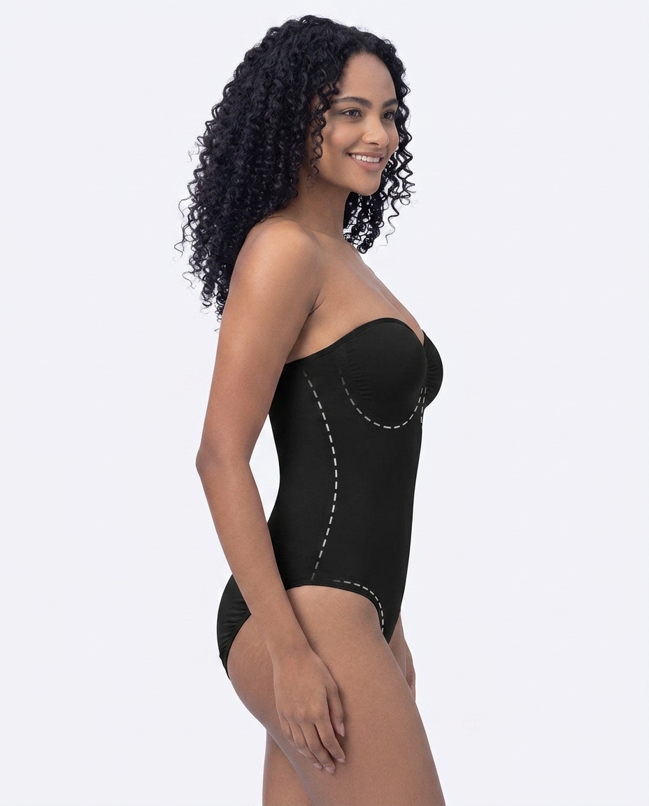 COANDMI Sculpt Strapless Bodysuit - Right View