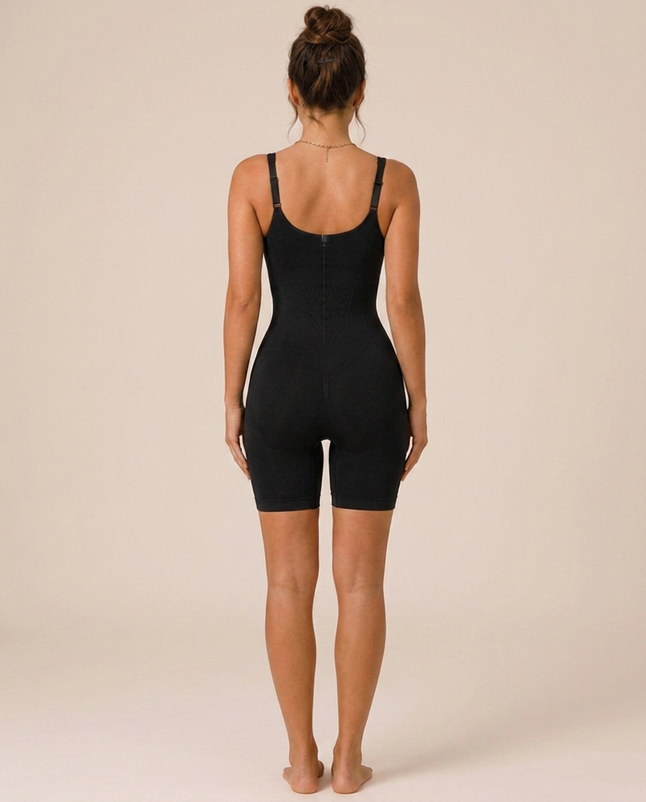 COANDMI Sculpt Zip Bodysuit - Back