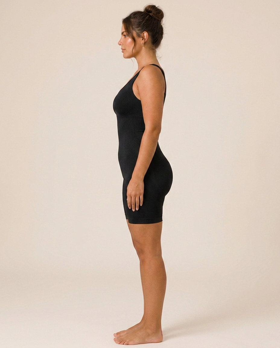 COANDMI Sculpt Invisible Thong Bodysuit - Left