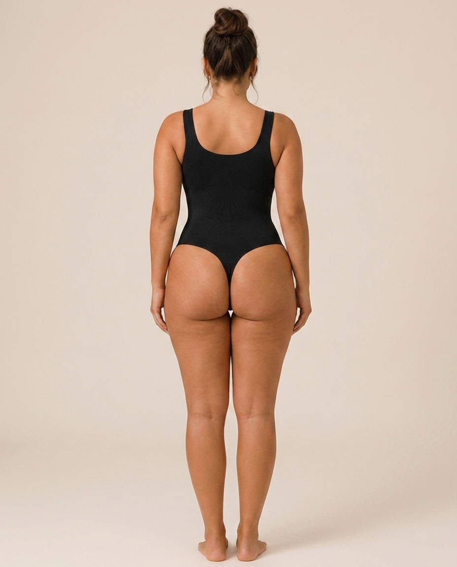COANDMI Sculpt Invisible Thong Bodysuit - Back