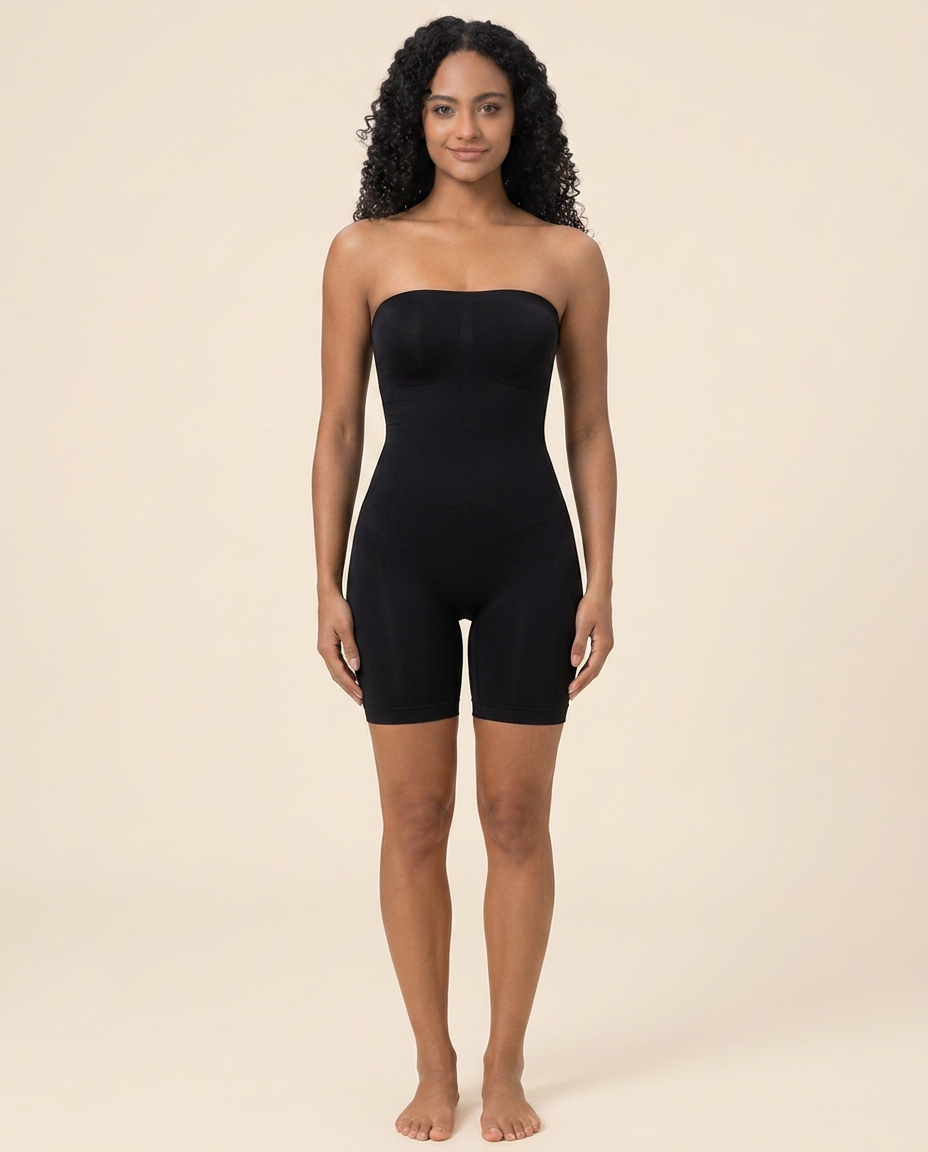 COANDMI Sculpt Strapless Bodysuit - Front