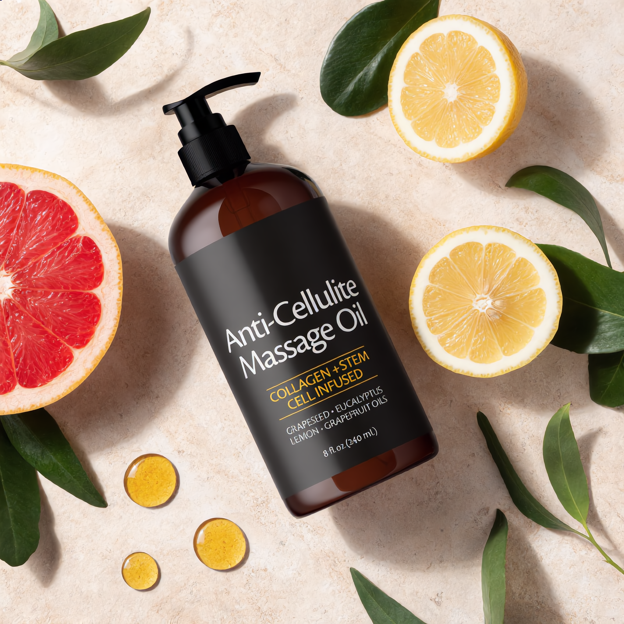 Warming Anti-Cellulite Body Massage Oil